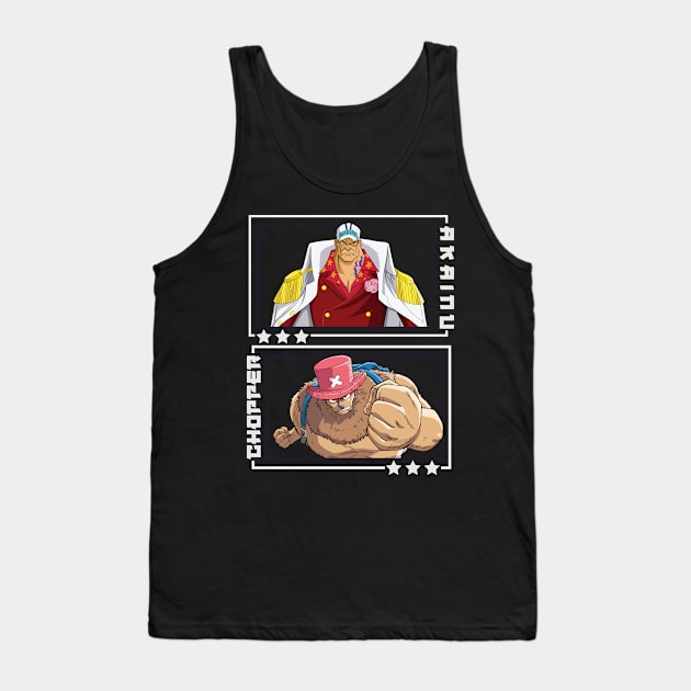 ONE PIECE FUN T-SHIRT PO02 Tank Top by Huko